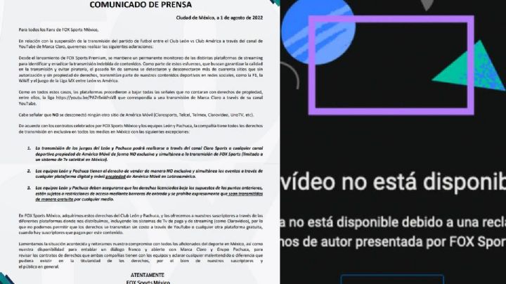 ¡Sigue la pelea! Fox Sports responde a Claro Video tras denuncias