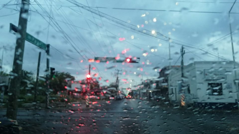 Comenzaron las lluvias en Nuevo Laredo.