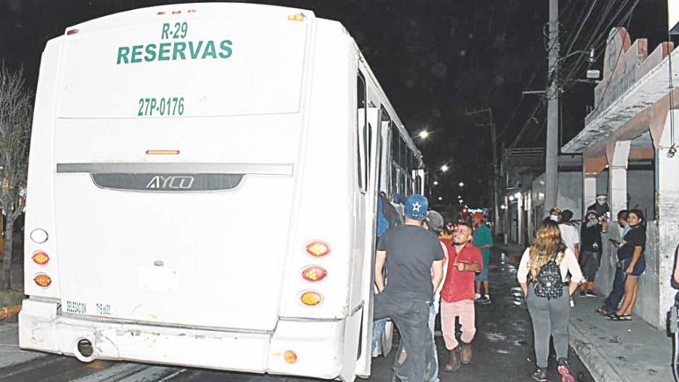 Las condiciones del transporte público son deficientes desde hace años.