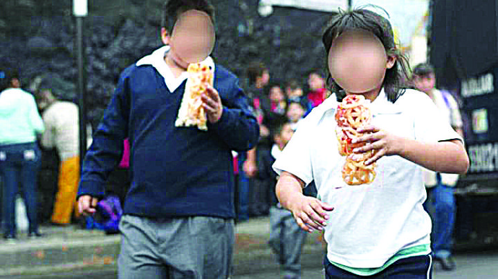 Regresan a clases hasta con cuatro kilos de más