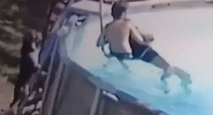 Niño salva a su madre de morir ahogada en piscina tras sufrir una convulsión l VIDEO