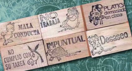 ¿Qué sello de madera te ponían cuando ibas a la escuela?