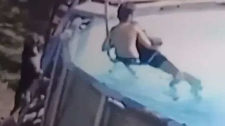 Niño salva a su madre de morir ahogada en piscina tras sufrir una convulsión l VIDEO