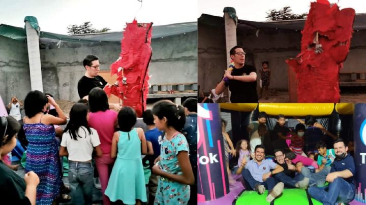 ¡Que buena fiesta! Por su cumple 30 neolaredense arma piñata e invita a 30 peques a festejar FOTOS