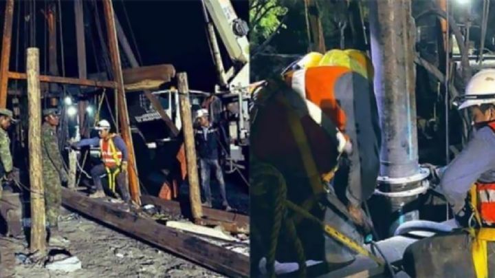Mineros de Coahuila: Bajan 7 metros nivel del agua en el interior de la mina