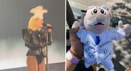 VIDEO: Fan mexicano golpea a Lady Gaga con peluche del Dr. Simi durante concierto