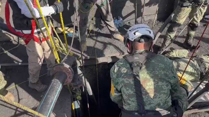 VIDEO Esto vio el dron que entró al tunel inundado para rescatar a los mineros
