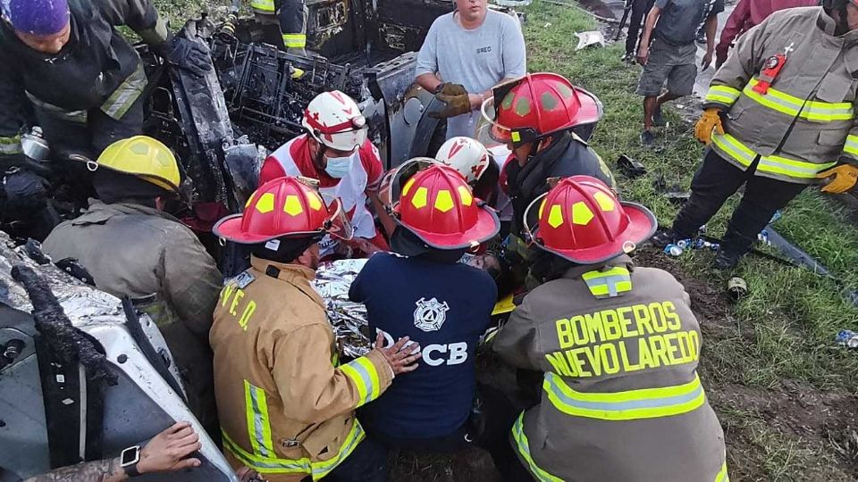 Las imágenes del choque son fuertes