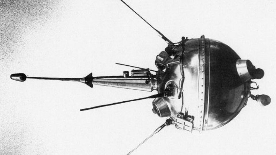 El Lunik II fue la primera sonda espacial que llegó a Luna. Explotó al chocar con la superficie.