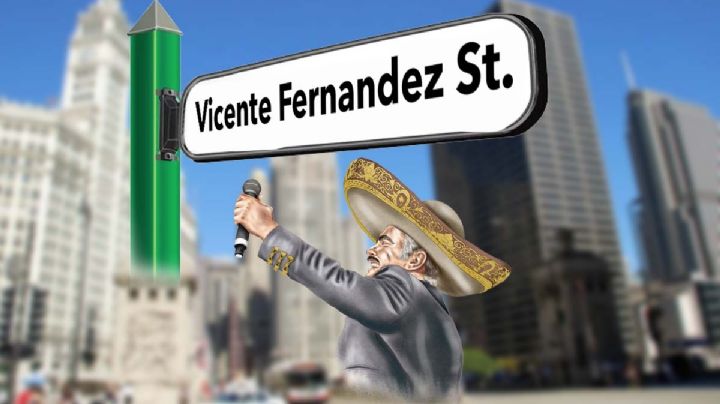 Nombran Vicente Fernández a calle en Estados Unidos | FOTO