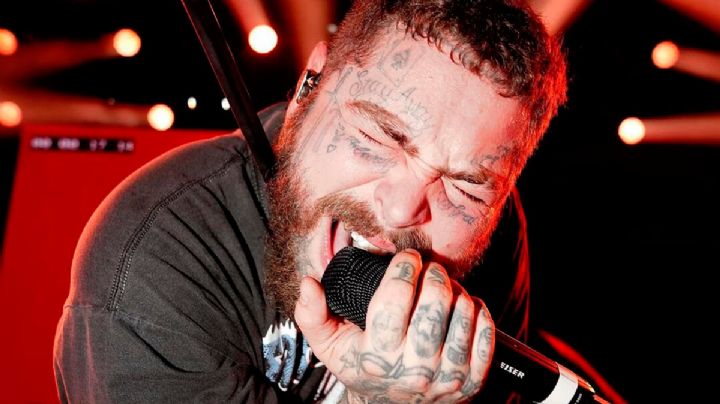 Post Malone se cae en concierto y sufre golpe en costillas | VIDEO