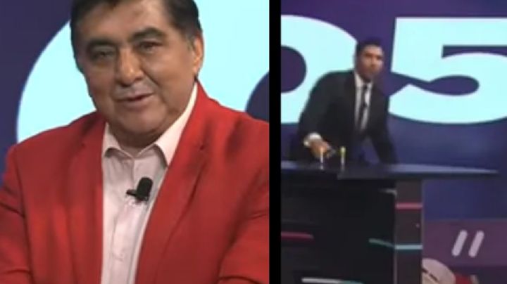 Carlos Bonavides sufre "infarto" en pleno programa en vivo I VIDEO