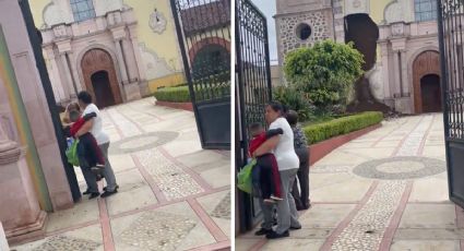 Sismo en México hace 'tronar' iglesia en Michoacán | VIDEO