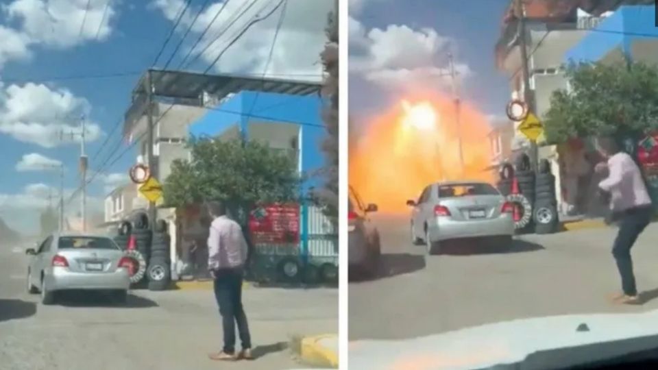 Graban el momento en que explota una tortillería