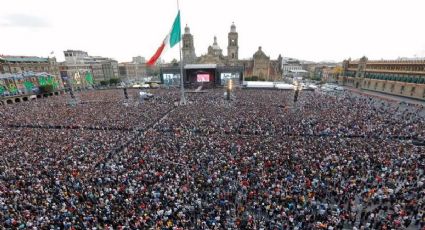 Grupo Firme abarrota el Zócalo en CDMX: 150 mil asistentes