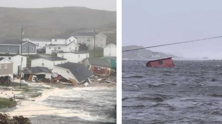 Huracán Fiona le pega a Canadá: "esto es la cosa más aterradora que he visto en mi vida"