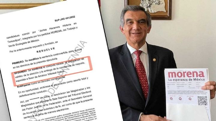 Tribunal Electoral perfila validar elección a favor de Américo Villarreal