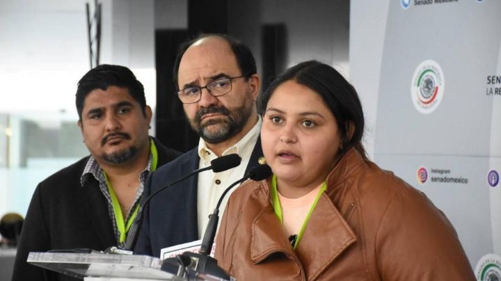 Madre de Heidi Mariana acude al Senado de la República