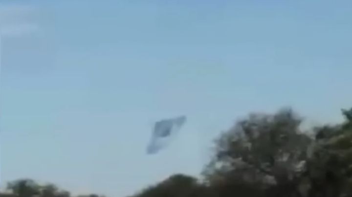 Captan OVNI en carretera de México