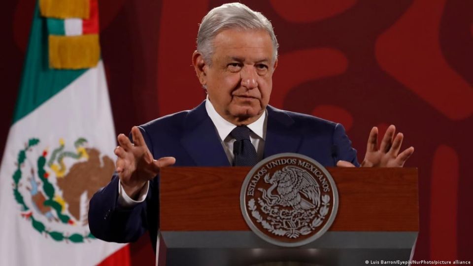 El Presidente de la República, Andrés Manuel López Obrador en su conferencia mañanera.