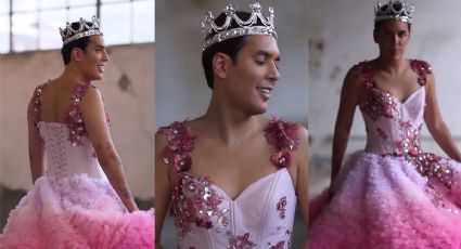 Influencer UnTalFredo celebra con vestido de quinceañera sus 30 años | VIDEO