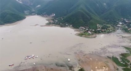 Tras lluvias en Nuevo León, aumenta a 39% nivel en Presa La Boca I VIDEO