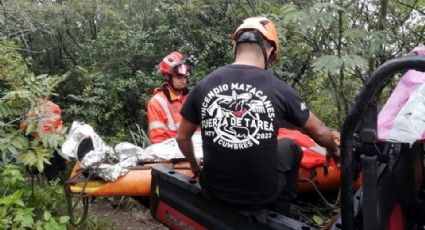 VIDEO I Rescatan a senderista neolaredense en Cerro de la Silla