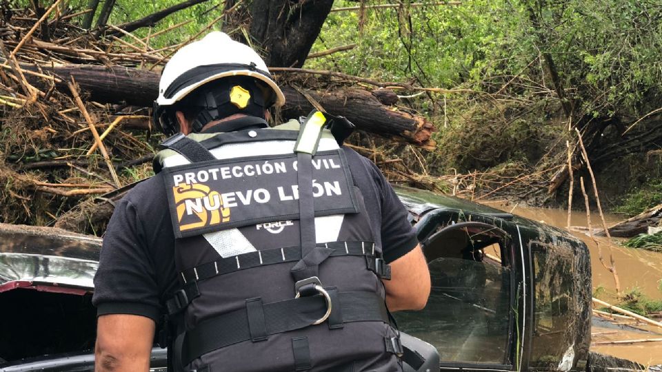 Así quedó la camioneta.