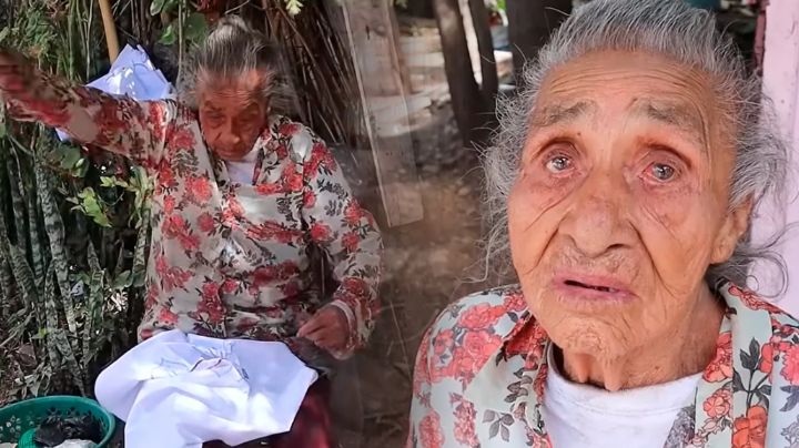 Acusan a abuelita de mentir sobre abandono: tiene dinero y hasta amante