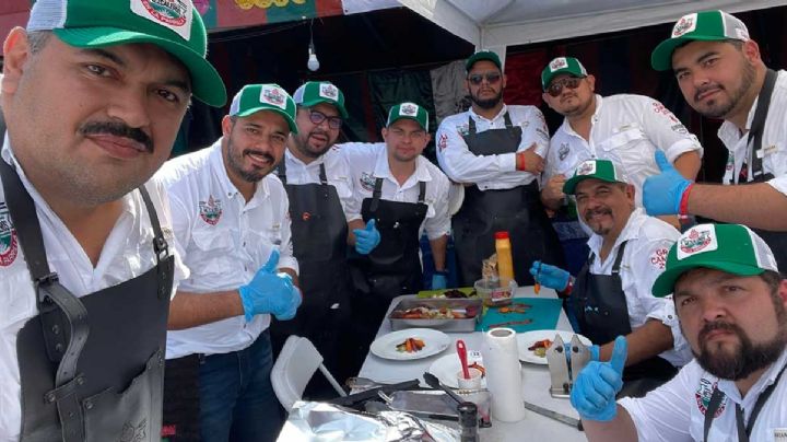 Mezcaleros de Nuevo Laredo 'conquistan' paladares de torneo de parrilleros en Bélgica
