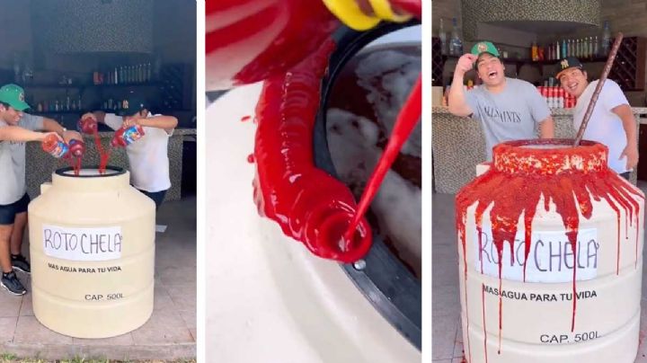 VIDEO | Preparan la rotochela, 500 litros de cerveza que le quitan la sed a cualquiera