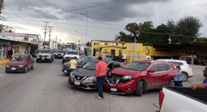 Registran choque en colonia Hidalgo