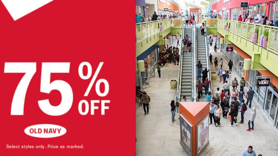 Descuentos en los outlet de hasta 75 por ciento en algunas tiendas.