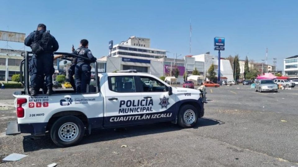 Se llevó a cabo una movilización policiaca en busca de los culpables