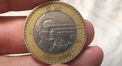 Dan hasta 300 mil pesos por la moneda de 20 de Octavio Paz  | FOTO