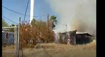 Se incendia casa de madera abandonada en El Cenizo, Texas