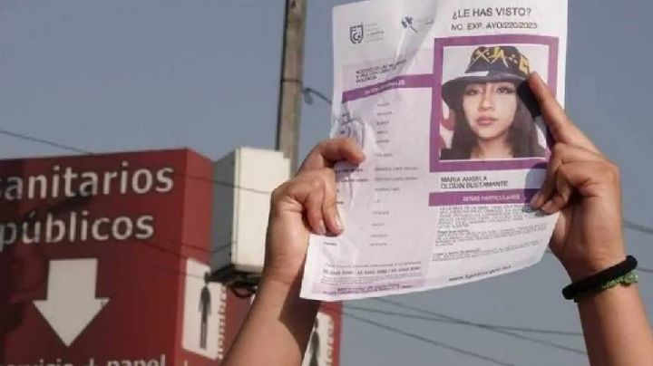 María Ángela Olguín fue encontrada así, a una hora de distancia del lugar donde la secuestraron