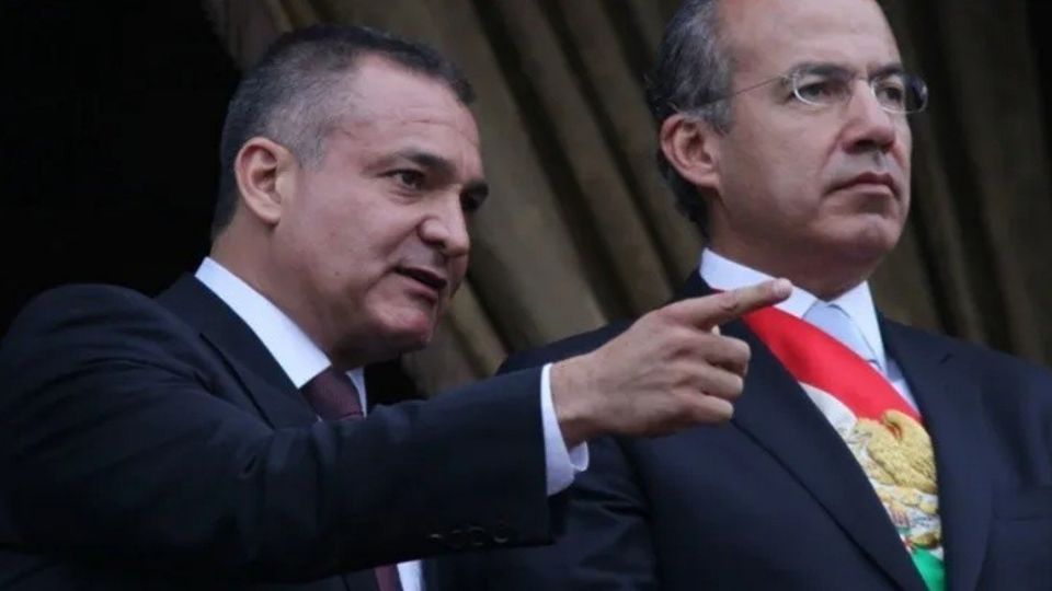 Genaro García Luna y Felipe Calderón.