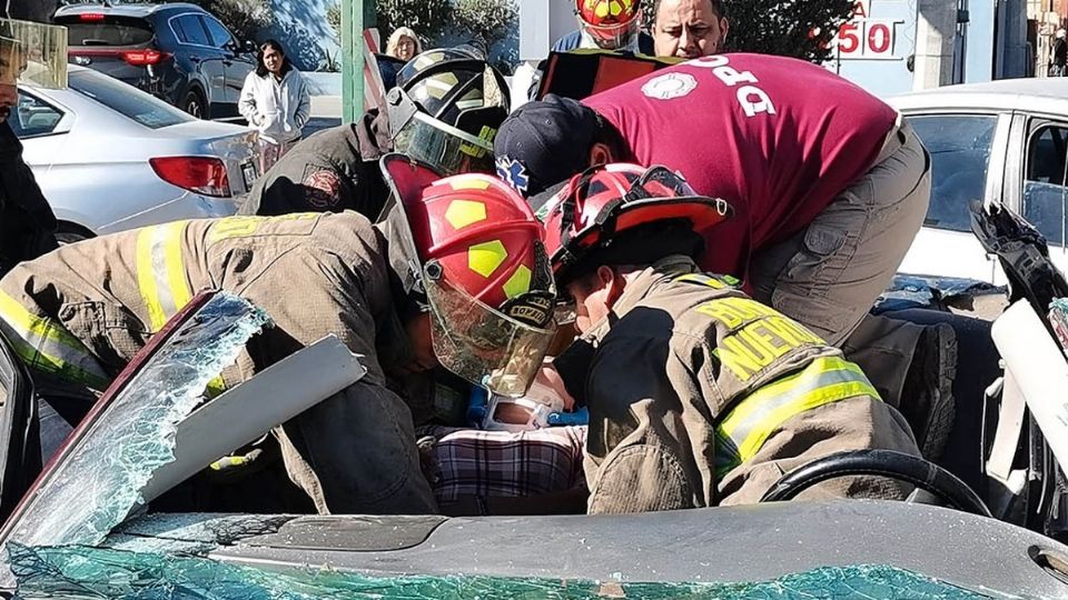 Fuerte choque en la Colonia Guerrero