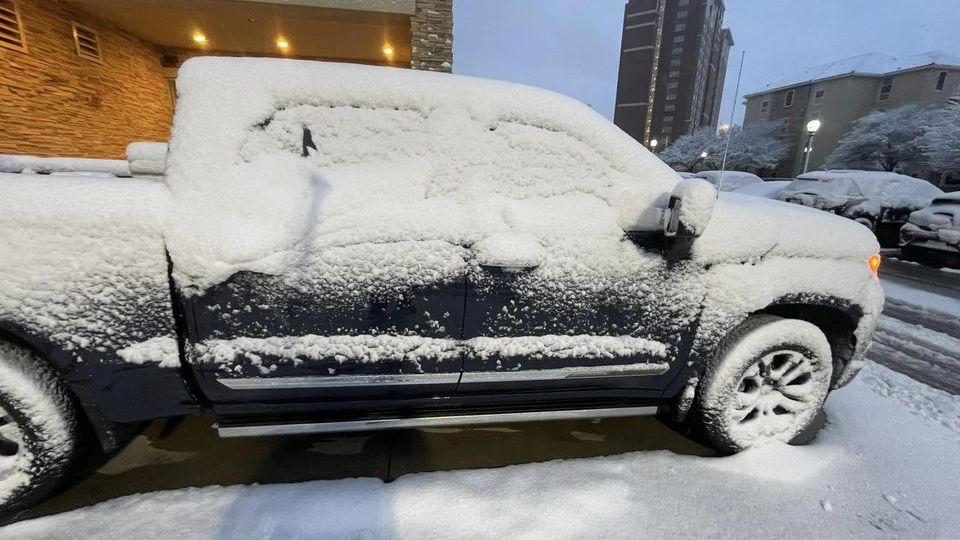 Nevadas importantes se registran en el norte de Texas