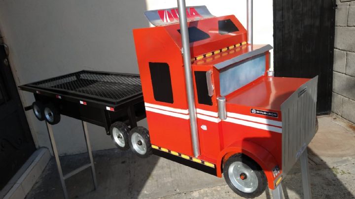 Regio crea asadores en forma de tráileres; Tamaulipas es su principal cliente | FOTOS
