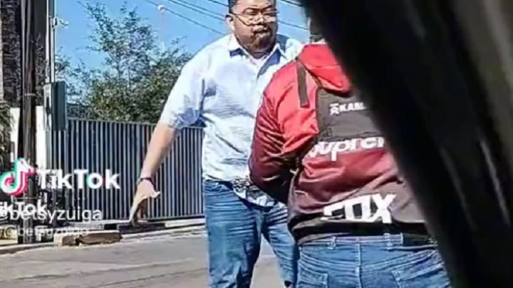 "Lord Loco" en calles de Tampico protagoniza pelea contra motociclista | VIDEO