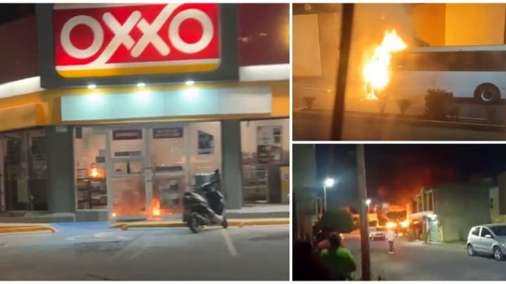 Noche de violencia en Guanajuato: reportan quema de vehículos y tiendas de conveniencia | VIDEOS