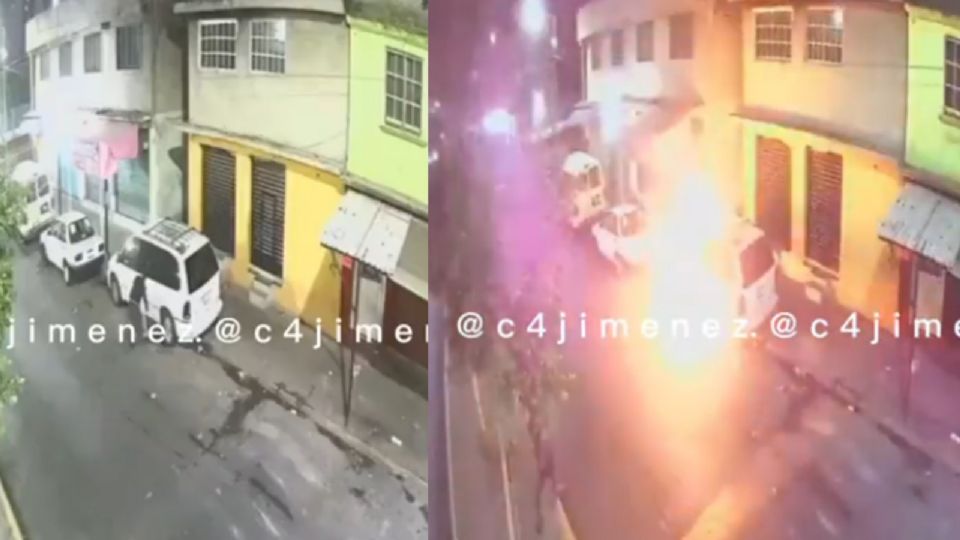 Explosión de gasolina quema aextorsionador