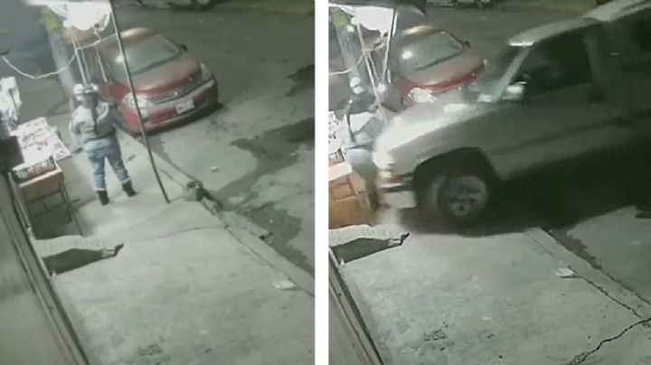 Con su camioneta, conductor prensa contra la pared a mujer; imágenes sensibles | VIDEO