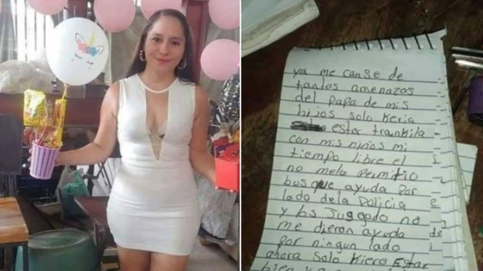 Mujer deja carta con sus últimas palabras