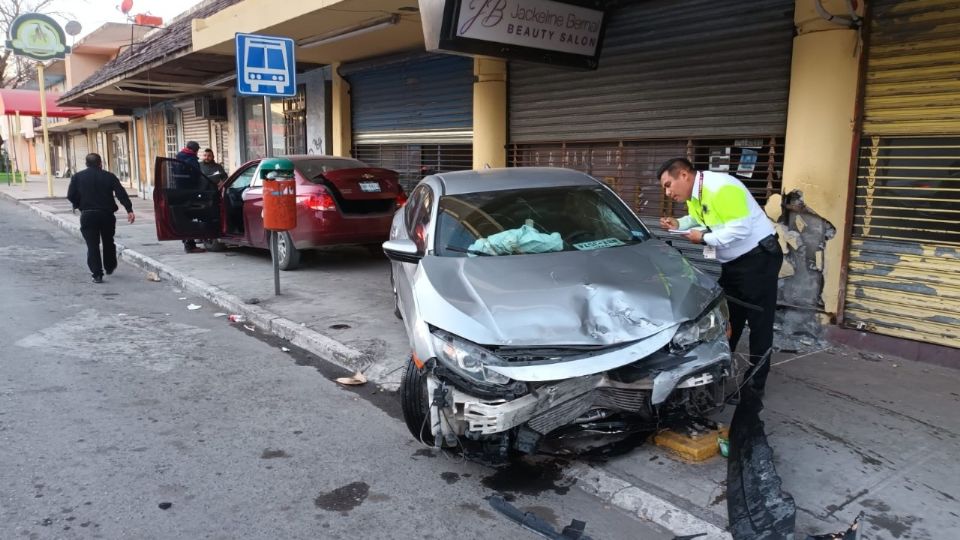 Esta mañana se registró el aparatoso accidente.