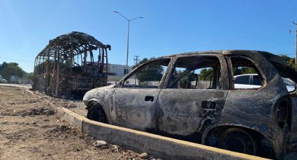 Ovidio Guzmán: así quedaron los autos incendiados tras 24 horas de bloqueo en Culiacán | FOTOS Y VIDEO