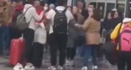 Mujer agrede a una pareja en aeropuerto de Guanajuato; era su esposo con otra |  VIDEO