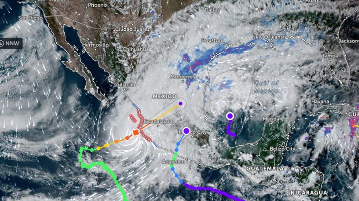 Huracán Lidia ya es categoría cuatro y apunta a Tamaulipas